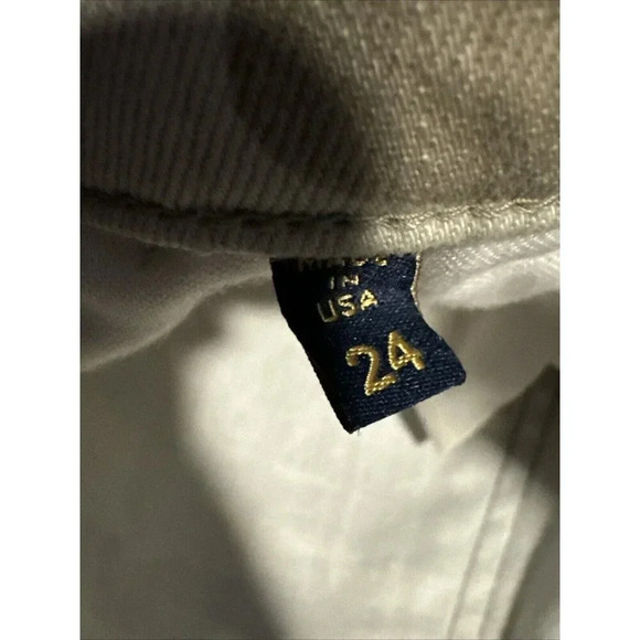 NWT RAMY BROOK Size 24 Army Camo Denim Jeans Katie 8” Low Rise Double Button - Picture 9 of 10